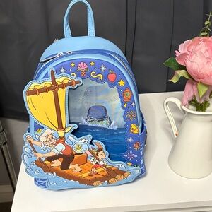 Loungefly Blue Popeye Backpack